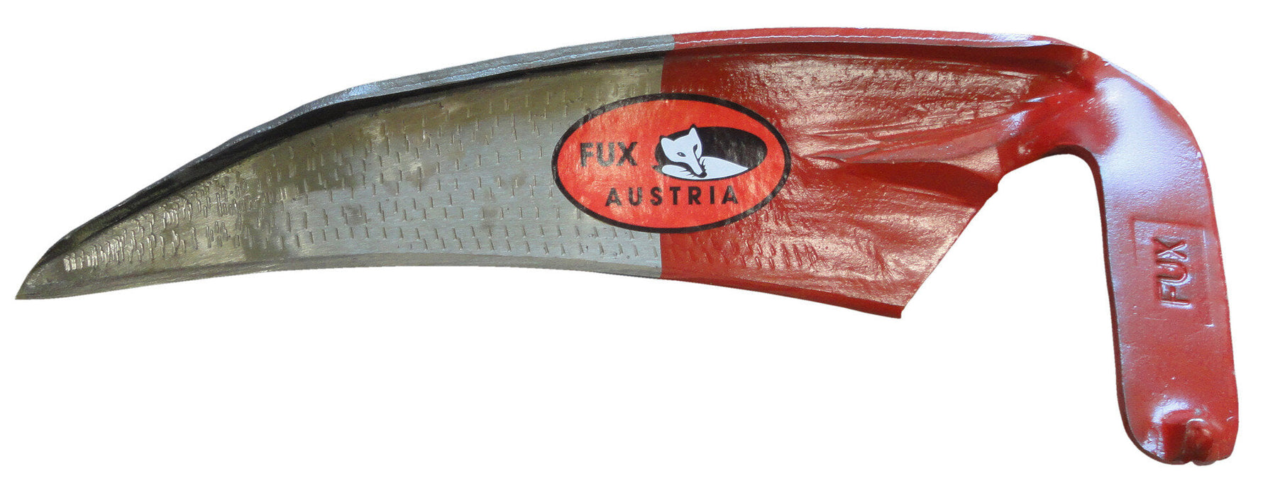 Ručne kovaná náletová rakúska kosa najvyššej kvality s krátkou, odolnou čepeľou. 
ONNALKOSFUX45