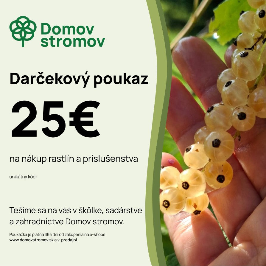 Dárkový poukaz 25 €