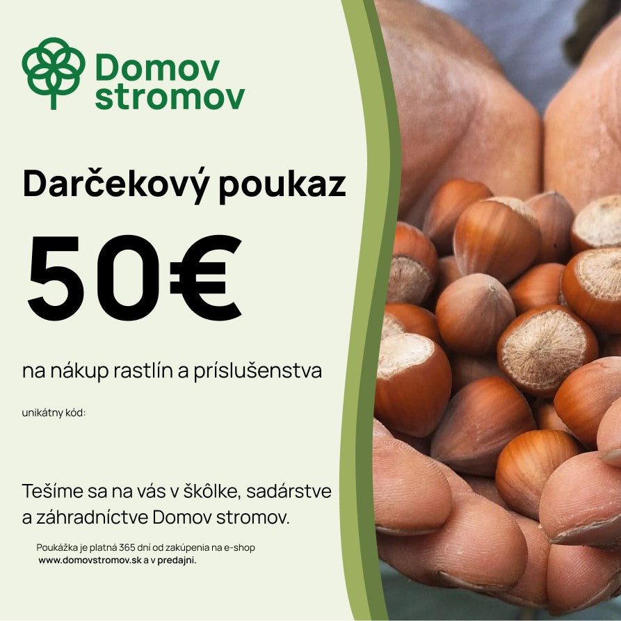 Dárkový poukaz 50€
